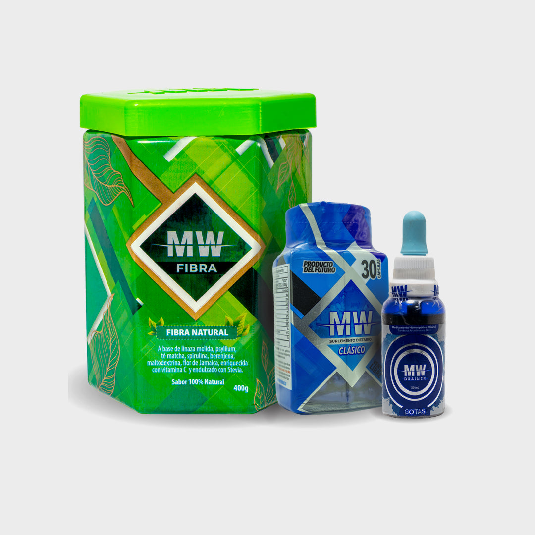 KIT 3 CLASSIC (MW CLASSIC+ DETOX DROPS + FIBER)