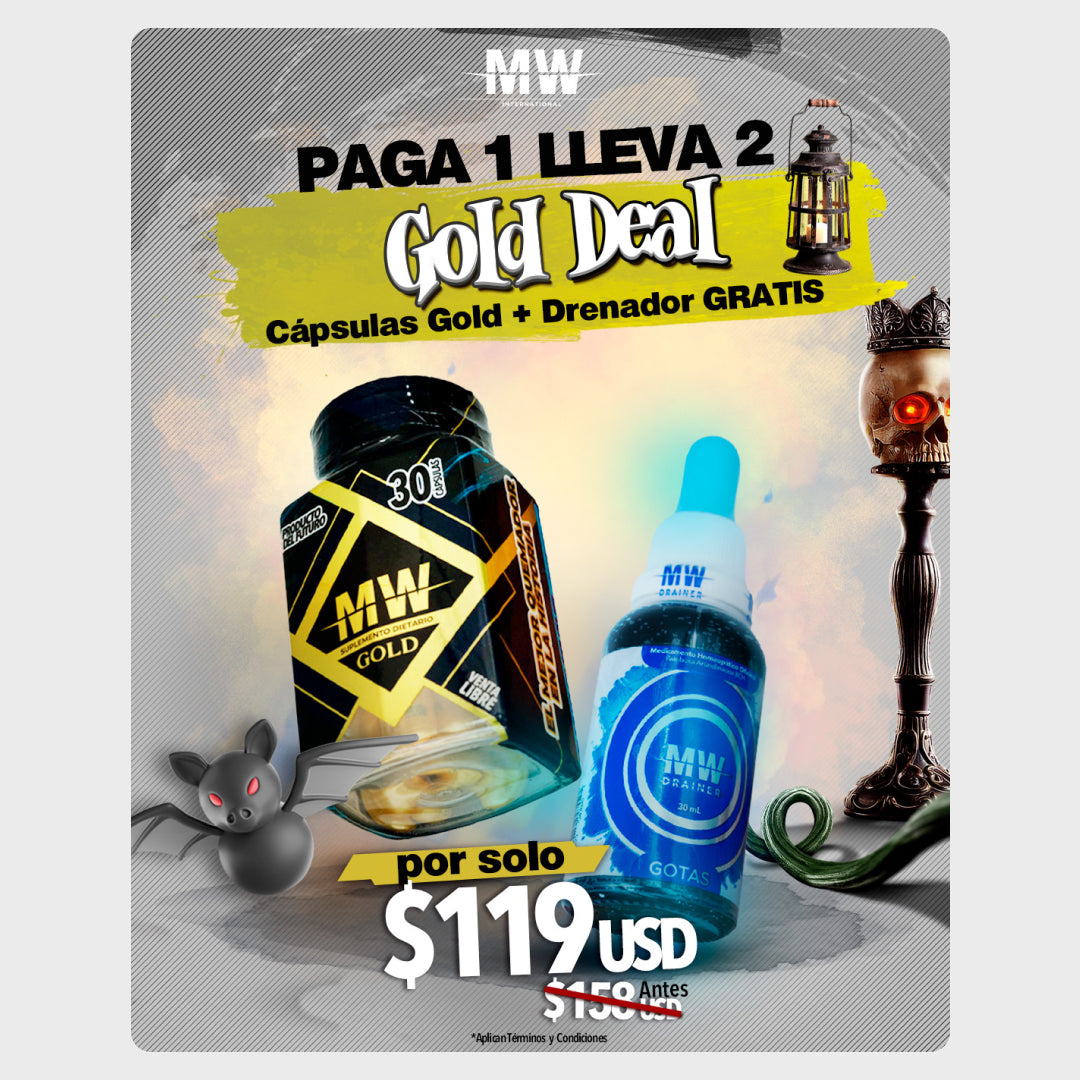 KIT 2 GOLD (MW GOLD + DETOX DROPS)